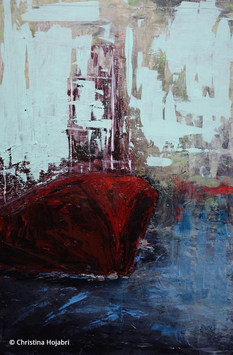 70x100-Schiff-Oel-Acryl-auf-Leinwand-2018-2020